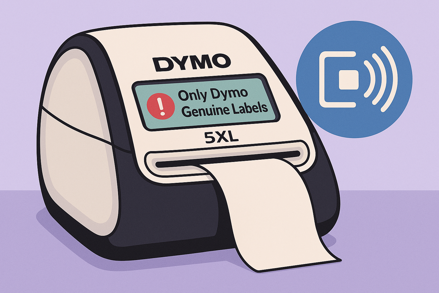 Dymo 550 / 5XL -virhe "Only Dymo Genuine Labels" – ratkaisu