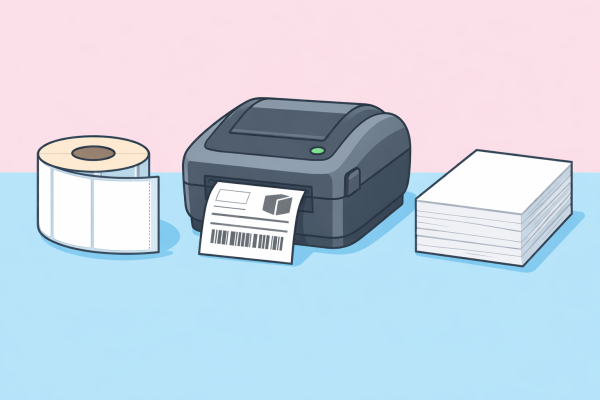 Roll or fanfold labels: which option is best for your label printer?