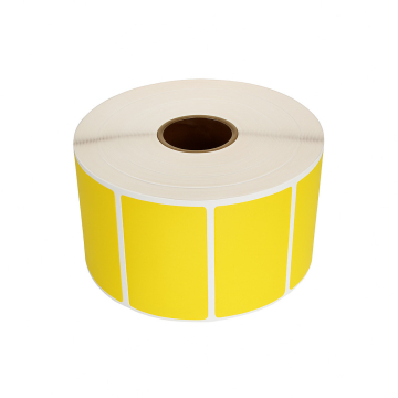 Thermal labels 57 x 32 yellow