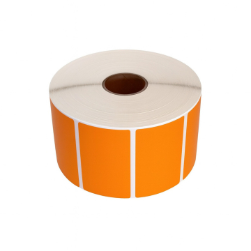 Thermal labels 57 x 32 orange