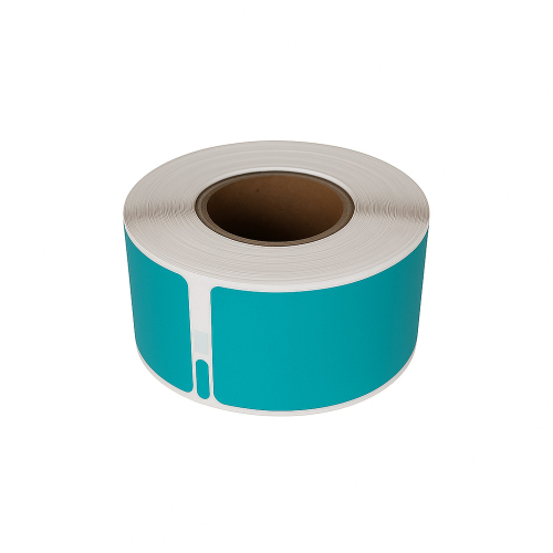 Dymo 99010 compatible labels green, 28 x 89mm, 130 labels