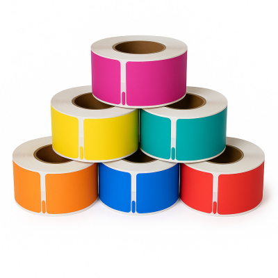 Dymo 99010 compatible colored labels