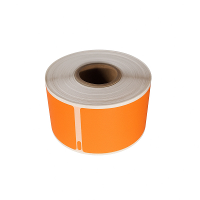 Dymo 99012 orange compatible labels