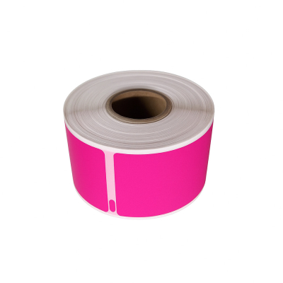 Dymo 99012 pink compatible labels
