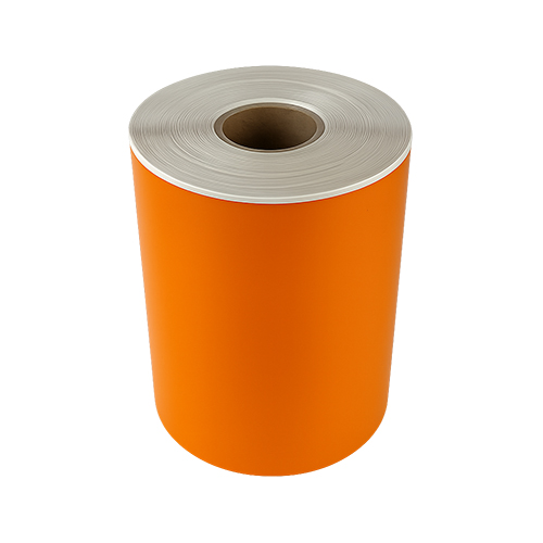 Zebra compatible labels orange, 102 x 152mm, 300 labels